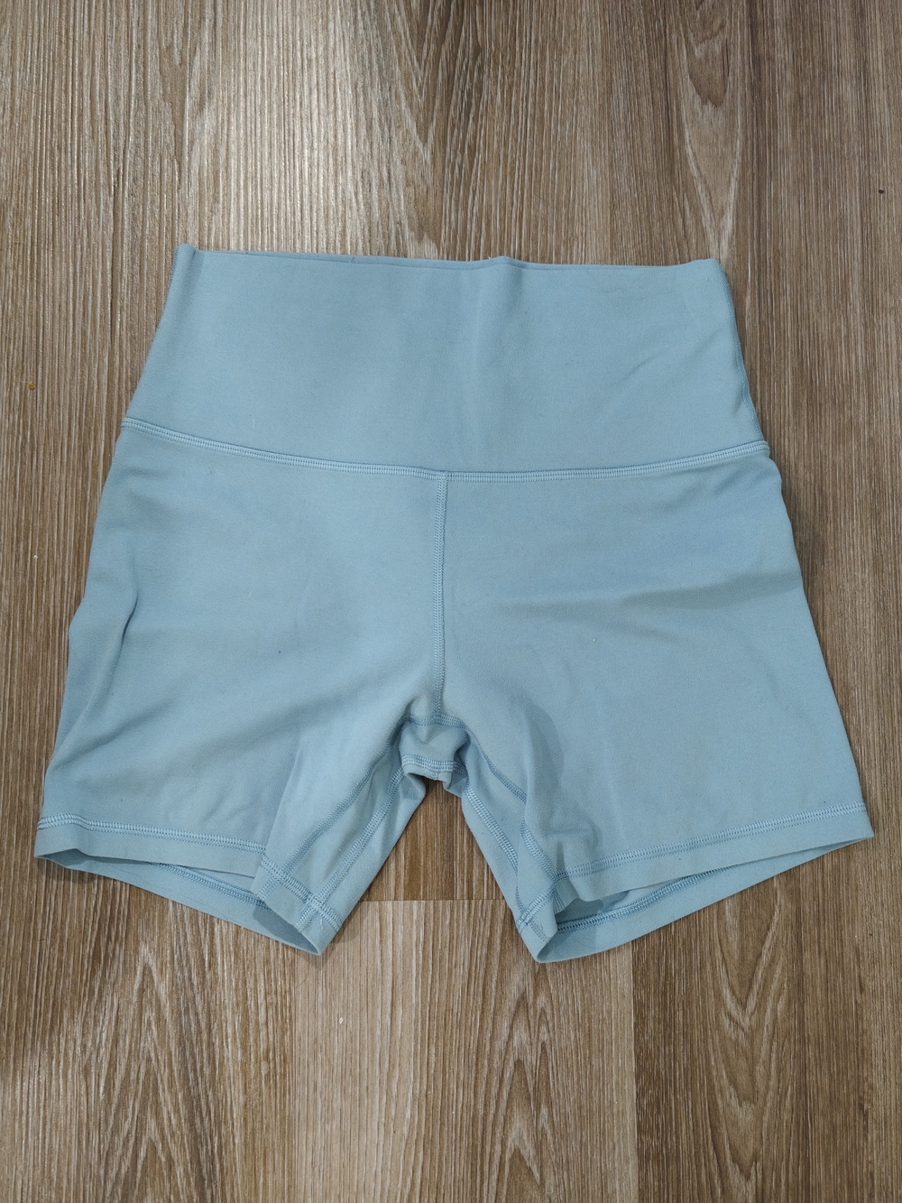 lululemon athletica High-Rise Bike Shorts in Pale Blue